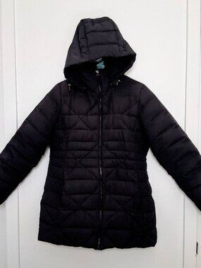 Lands End Max 600 Down Putter Coat - Size S 6-8